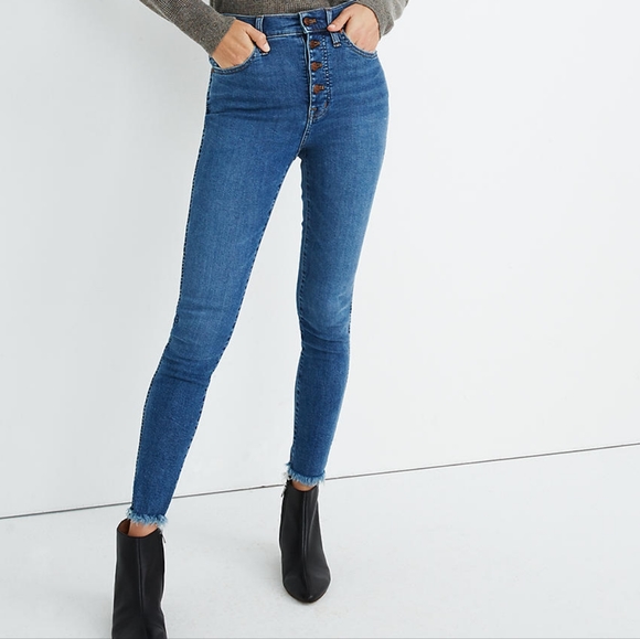 Madewell Denim - Madewell 10" high rise skinny jeans
